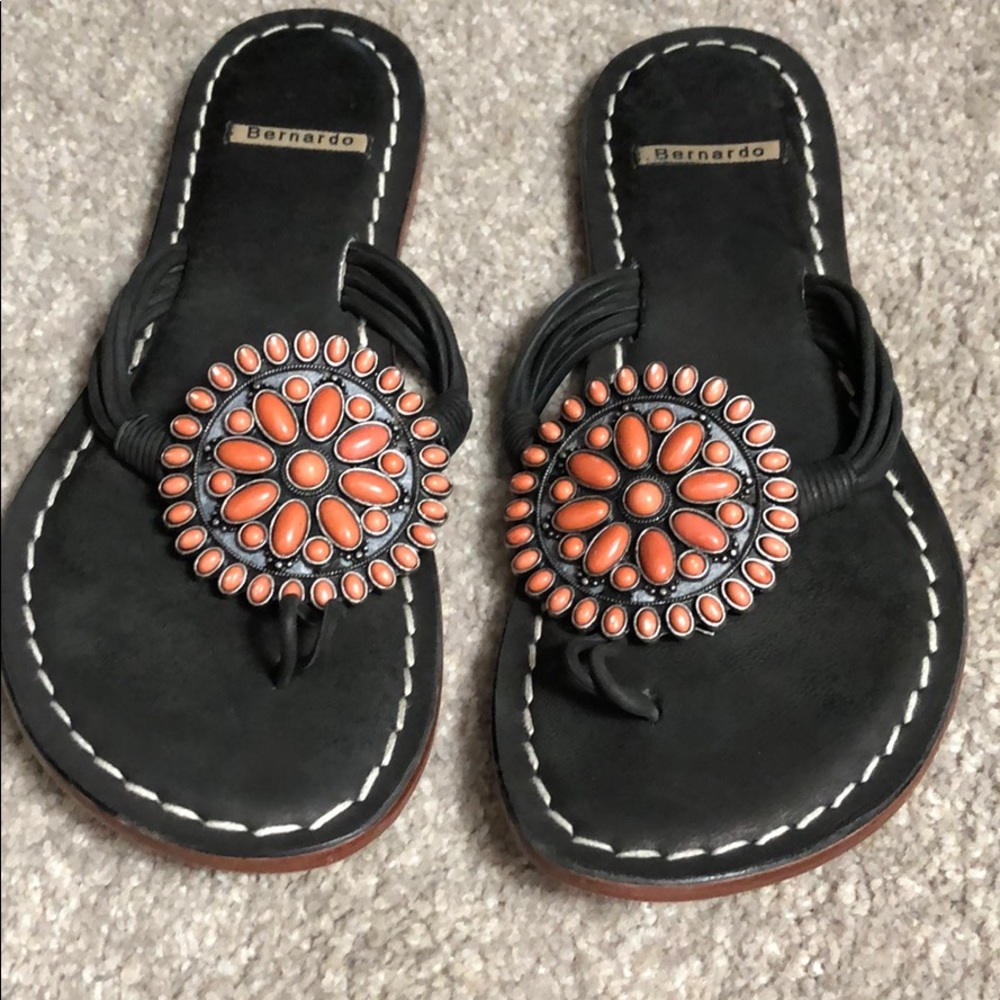 Bernardo Leather Sandals